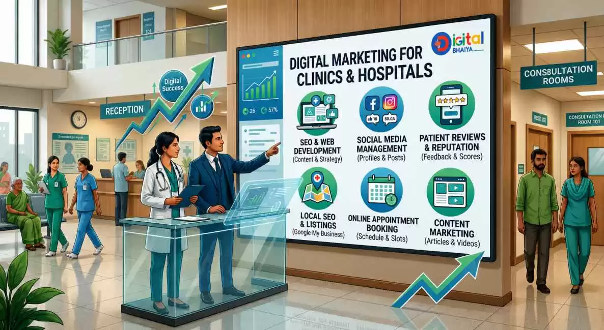 Digital Marketing for Clinics & Hospitals in Lucknow