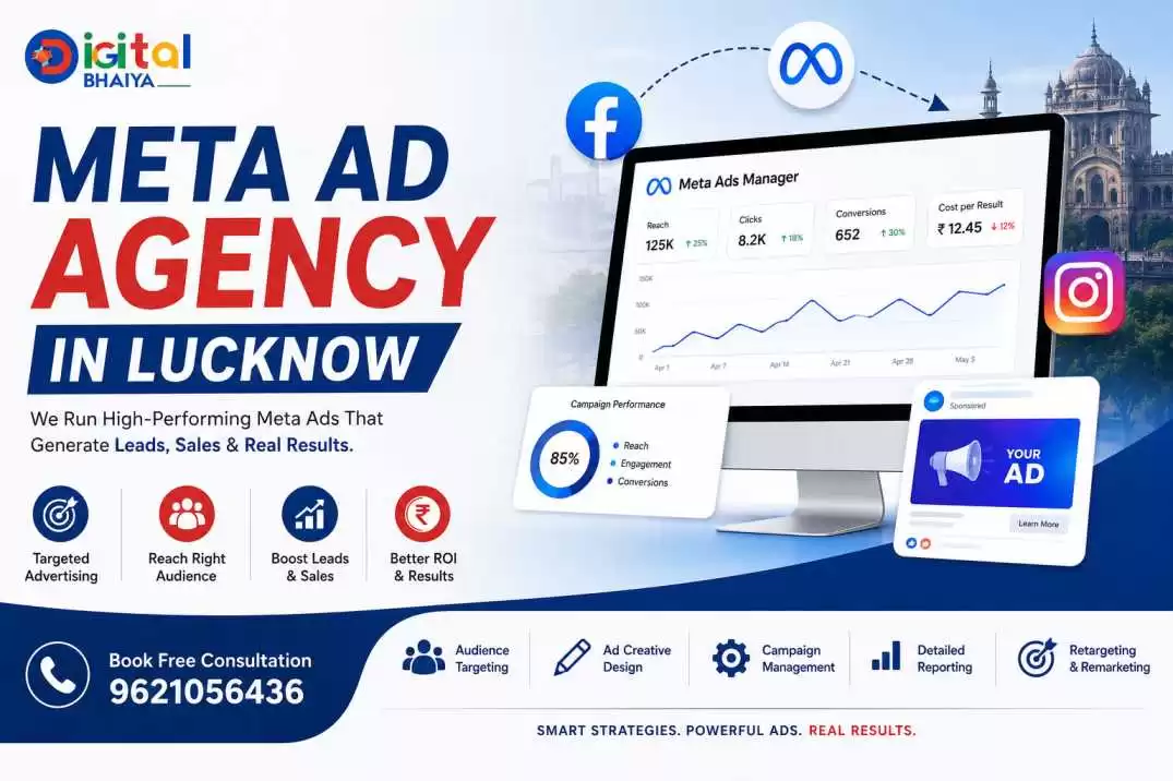 Best Meta Ad Agency in Lucknow : Facebook & Instagram Ads That Deliver Real Results